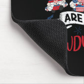 Sind ziemlich rowdy Independence Day am 4. Juli Mousepad (Ecke)