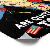 Sind ziemlich rowdy Independence Day am 4. Juli Poster (Ecke)