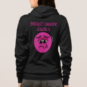 SIND ZUM KOTZEN...Brustkrebs Hoodie (Rückseite)