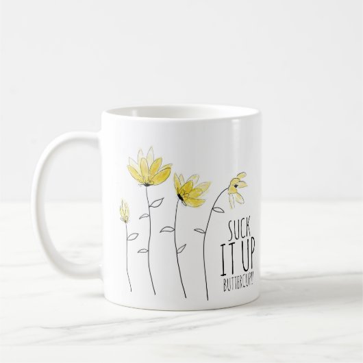 Sind zum Kotzen die Buttercup-Tasse Kaffeetasse (Links)