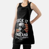 Sind zum Kotzen England 4. Juli George Washington  Schürze (InSitu)