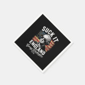 Sind zum Kotzen England 4. Juli George Washington Serviette (Ecke)