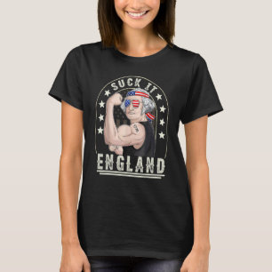 Sind zum Kotzen England 4. Juli George Washington T-Shirt