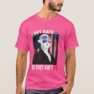 Sind zum Kotzen England 4. Juli George Washington  T-Shirt