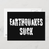 Sind zum Kotzen Erdbeben - Quake Survivor Postkarte (Vorne/Hinten)