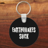 Sind zum Kotzen Erdbeben - Quake Survivor Schlüsselanhänger (Vorderseite)