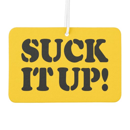 SIND ZUM KOTZEN ES AUF! AUTOLUFTERFRISCHER (Rückseite)