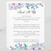 Sind zum Kotzen es auf. Babydusche. Lila blumenrei (Vorne/Hinten)