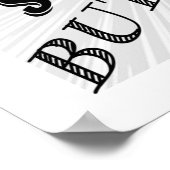 Sind zum Kotzen es auf Buttercup Typografie Poster (Ecke)