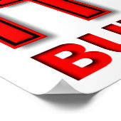 Sind zum Kotzen es auf Buttercup Witziges Poster (Ecke)