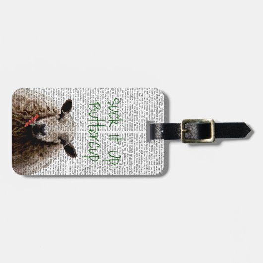 Sind zum Kotzen es auf Buttertasse Gepäckanhänger (Vorderseite horizontal)