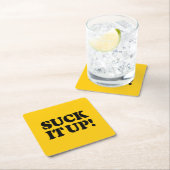 SIND ZUM KOTZEN ES AUF! RECHTECKIGER PAPPUNTERSETZER (Vor Ort)