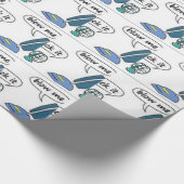 sind zum Kotzen es, blase mich. Geschenkpapier (Ecke)