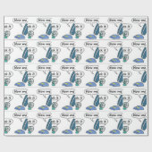 sind zum Kotzen es, blase mich. Geschenkpapier (Flach)