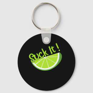 Sind zum Kotzen es mexikanische Green Limon Slice Schlüsselanhänger