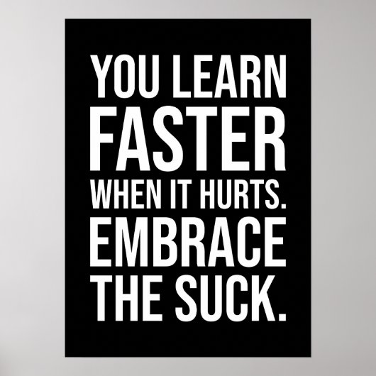 Sind zum Kotzen, Fitness, Hektik, Erfolg, Motivati Poster (Vorne)