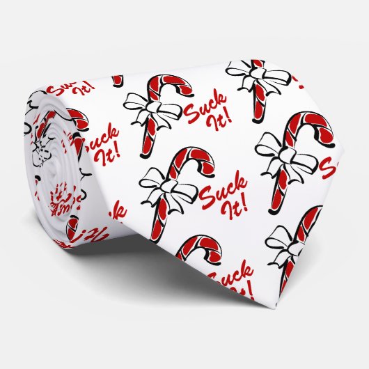 Sind zum Kotzen It Candy Cane Krawatte (Gerollt)