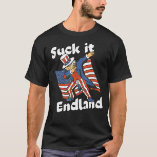 Sind zum Kotzen It England Dabbing Uncle Sam 4. Ju T-Shirt