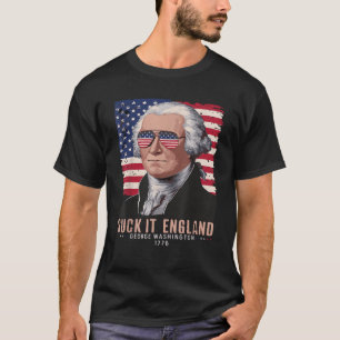 SIND ZUM KOTZEN IT ENGLAND Funny 4. Juli George Wa T-Shirt