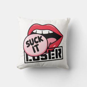 "Sind zum Kotzen it Loser" Kissen