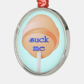 Sind zum Kotzen Me Ornament Aus Metall (Links)