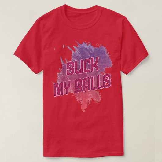 Sind zum Kotzen meine Balls Bubble Tea Funny Spric T-Shirt (Design vorne)