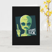 Sind zum Kotzen Menschen Karte (Gelbe Blume)