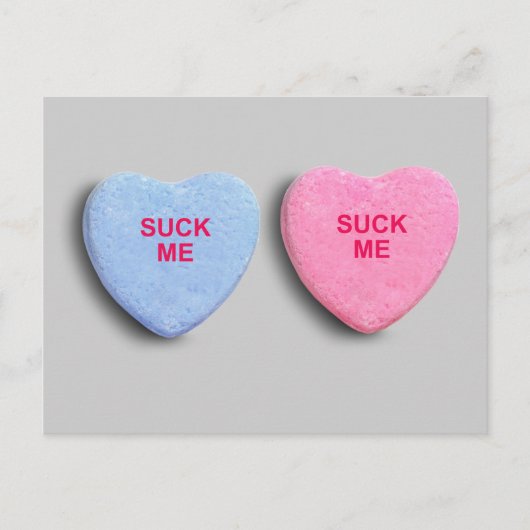 SIND ZUM KOTZEN MIR CANDY HERART POSTKARTE (Vorderseite)