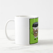 Sind zum Kotzen Sie es, grüner Tee! Kaffeetasse (Links)