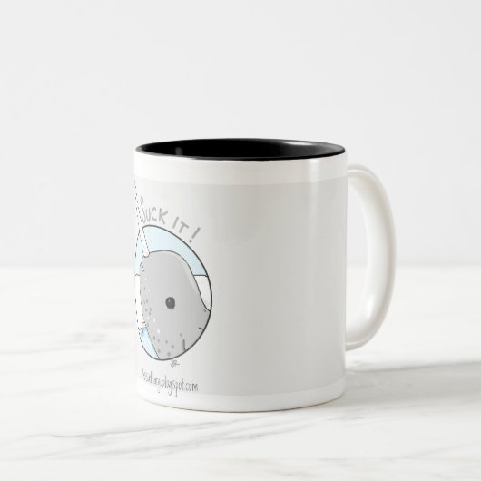 "Sind zum Kotzen Sie es" Narwhal Tasse (VorderseiteRechts)