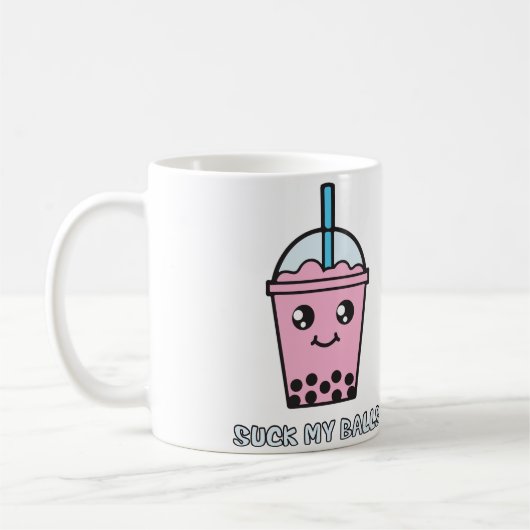 Sind zum Kotzen Sie meine Bälle (Blasen-Tee) Kaffeetasse (Links)