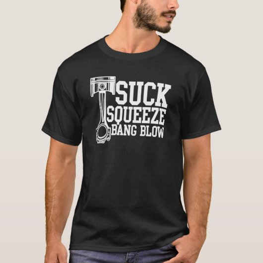 Sind zum Kotzen Squeeze Bang Blow - Funny Diesel M T-Shirt (Vorderseite)