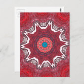 Sindh-Stammesmuster Postkarte (Vorne/Hinten)