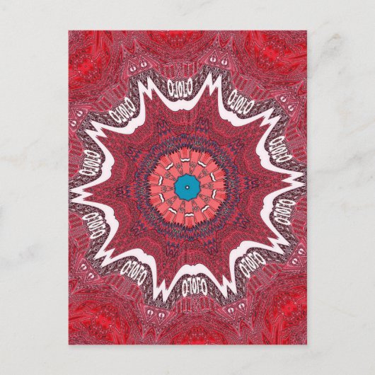 Sindh-Stammesmuster Postkarte (Vorderseite)