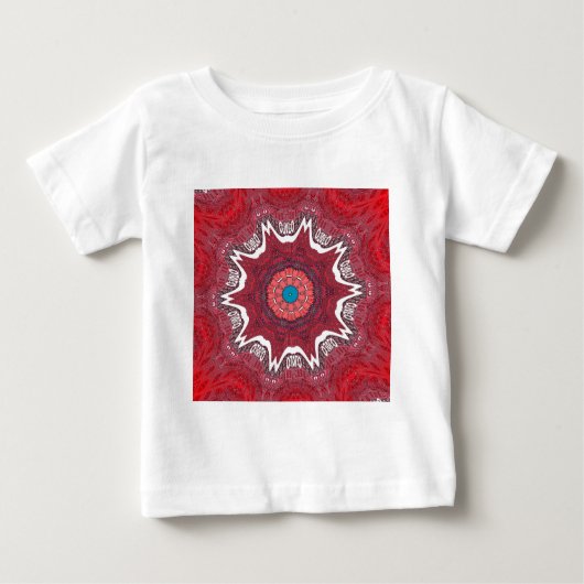Sindhi Ethnic Tribal Art Print Baby T-shirt (Vorderseite)