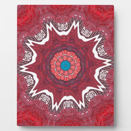 Sindhi Ethnic Tribal Art Print Fotoplatte (Vorderseite)