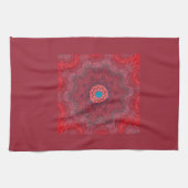 Sindhi Ethnic Tribal Art Print Küchentuch (Horizontal)