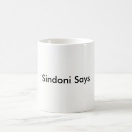 Sindoni sagt Tasse