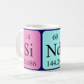 Sindre Periodenname Tasse (Vorderseite Links)