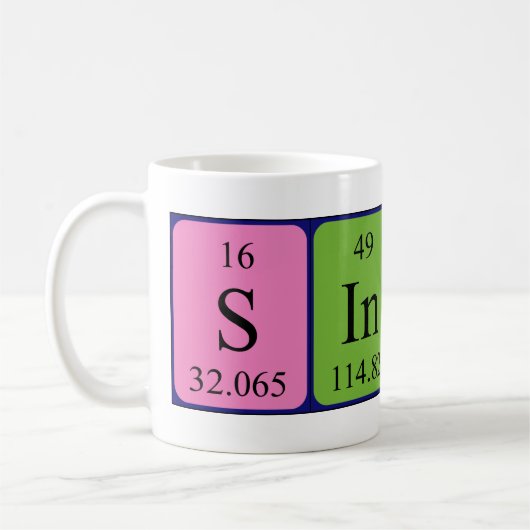 Sindy Periodenname Tasse (Links)