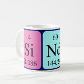Sindy Periodenname Tasse (Vorderseite Links)