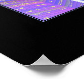 Sine City (blau) Poster (Ecke)