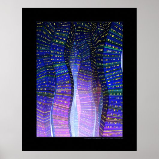 Sine City (blau) Poster (Vorne)