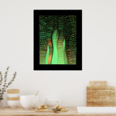 Sine City (grün) Poster (Küche)