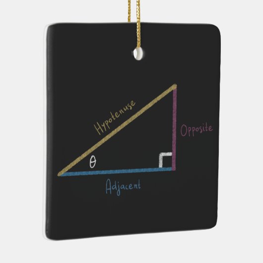 Sine Cosine Tangent Right Triangle Trigonometrie Keramikornament (Rechts)