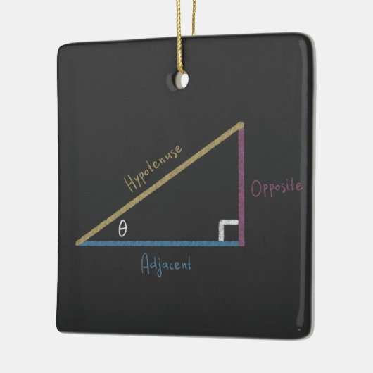 Sine Cosine Tangent Right Triangle Trigonometrie Keramikornament (Links)