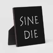 Sine die ine fotoplatte (Vorderseite)