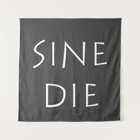 Sine die ine wandteppich (Vorderseite)