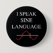 Sine Language Button (Vorderseite)