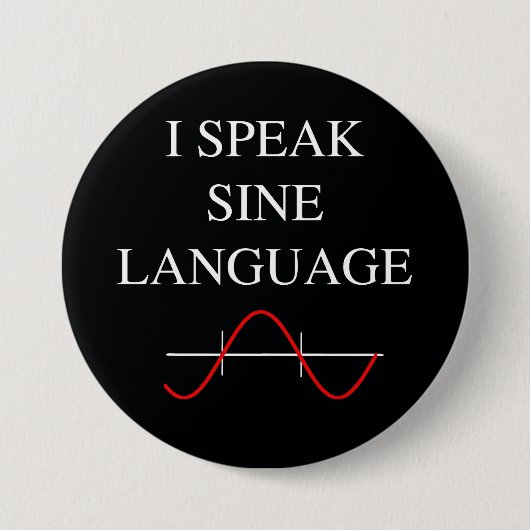 Sine Language Button (Vorderseite)